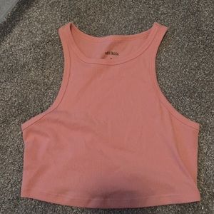 pink crop top